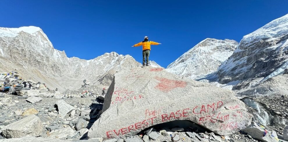 trekker-at-everest-base-camp